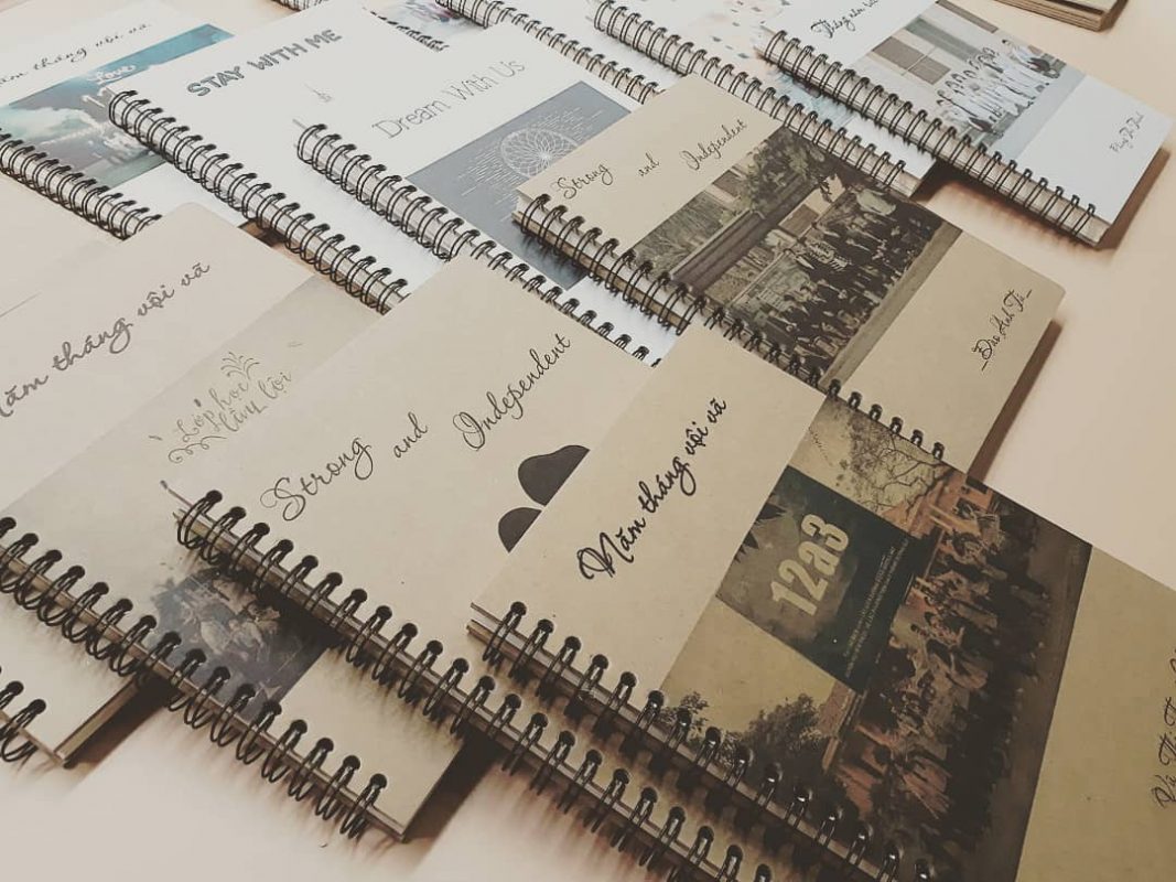 Sổ tay kraft quà tặng nhóm