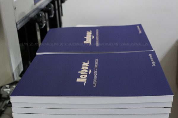 sổ tay dán keo gáy - không may chỉ - Harbour