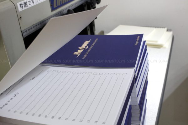 sổ tay dán keo gáy không may chỉ - harbour - trang ruột