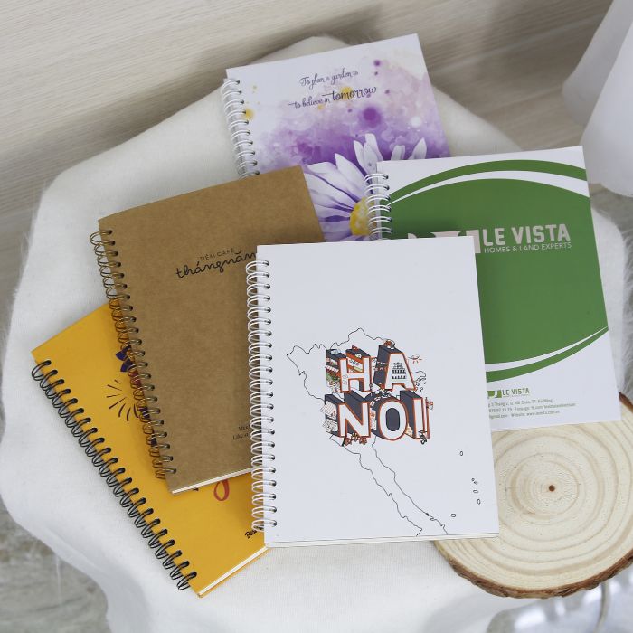 Sổ lò xo A5 100 trang giá rẻ chất lượng TPHCM